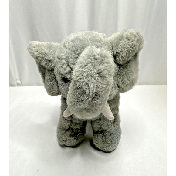 Walmart Gray Elephant Plush 9" Stuffed Animal Toy fluffy - Picture 2 of 9